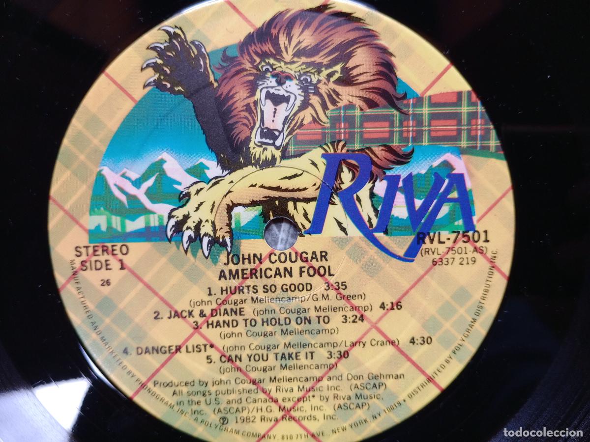 Discos de vinilo: John Cougar - american fool - Foto 6