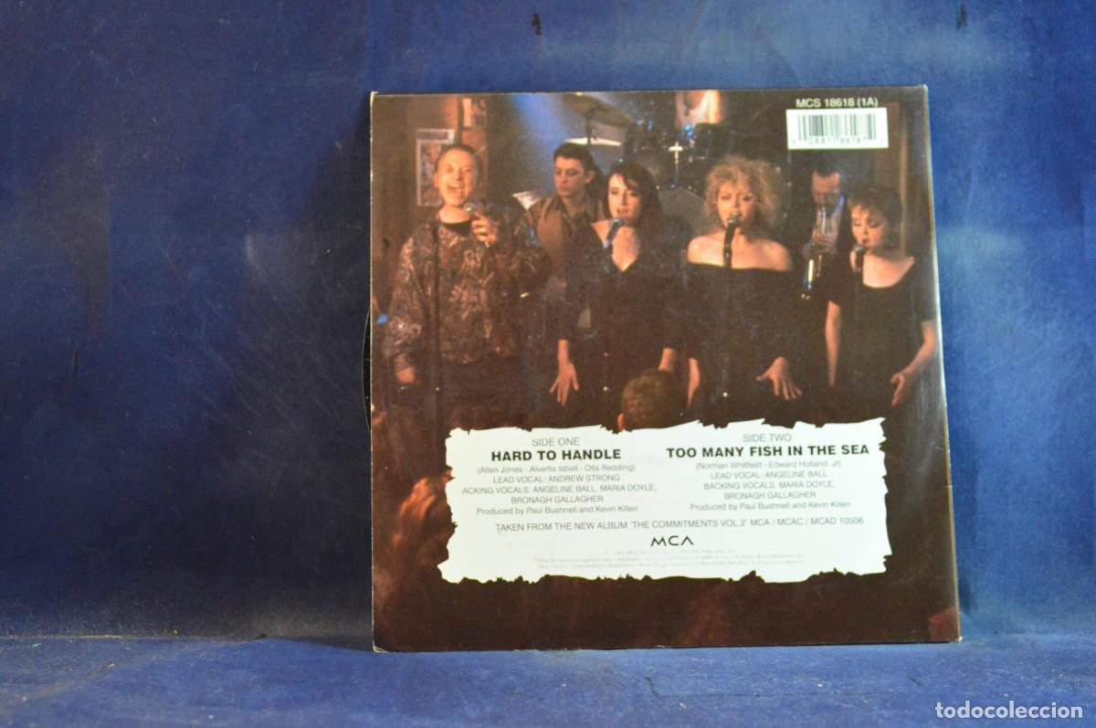 Discos de vinilo: THE COMMITMENTS &ndash; HARD TO HANDLE - SINGLE - Foto 2