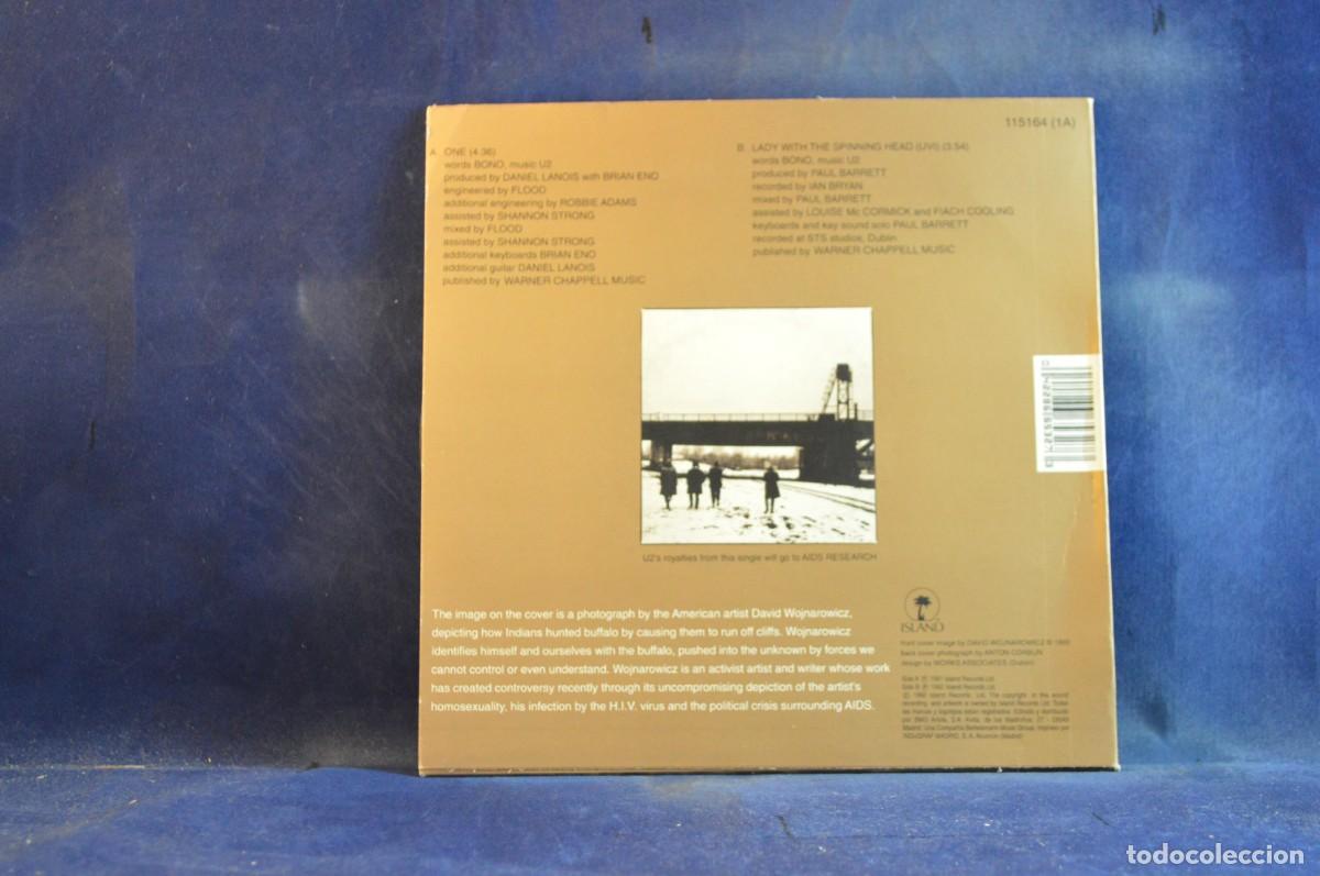 Discos de vinilo: U2 &ndash; ONE - SINGLE ....... - Foto 2