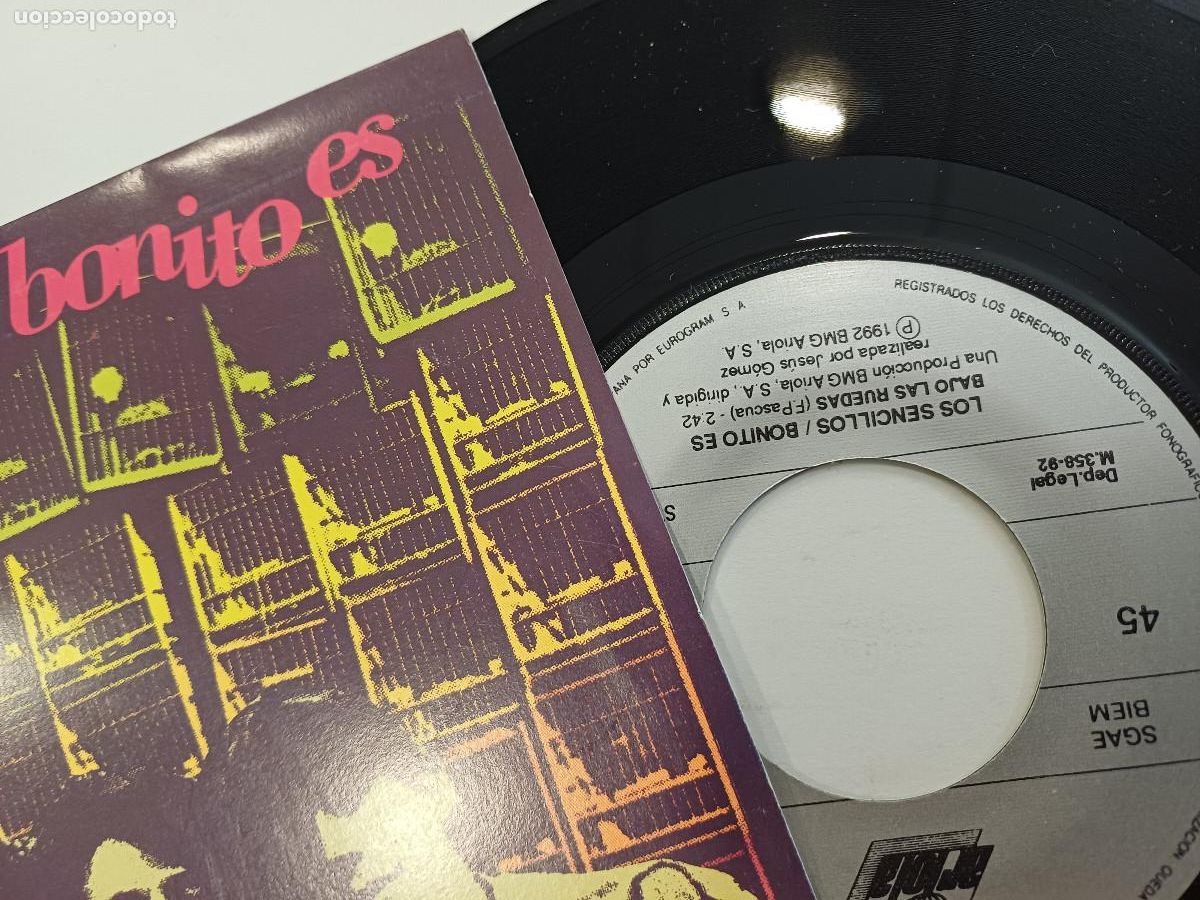 Discos de vinilo: LOS SENCILLOS/BONITO ES/SINGLE. - Foto 2