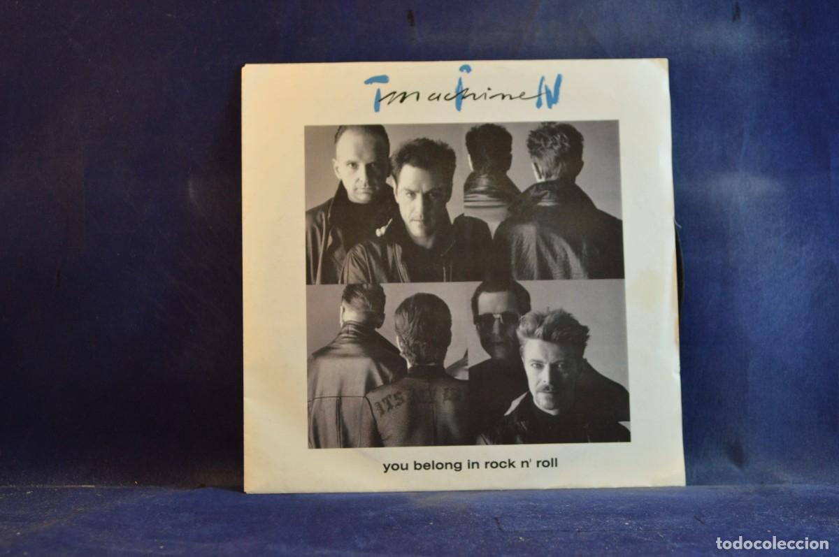 Discos de vinilo: TIN MACHINE &ndash; YOU BELONG IN ROCK N ROLL - SINGLE - Foto 1