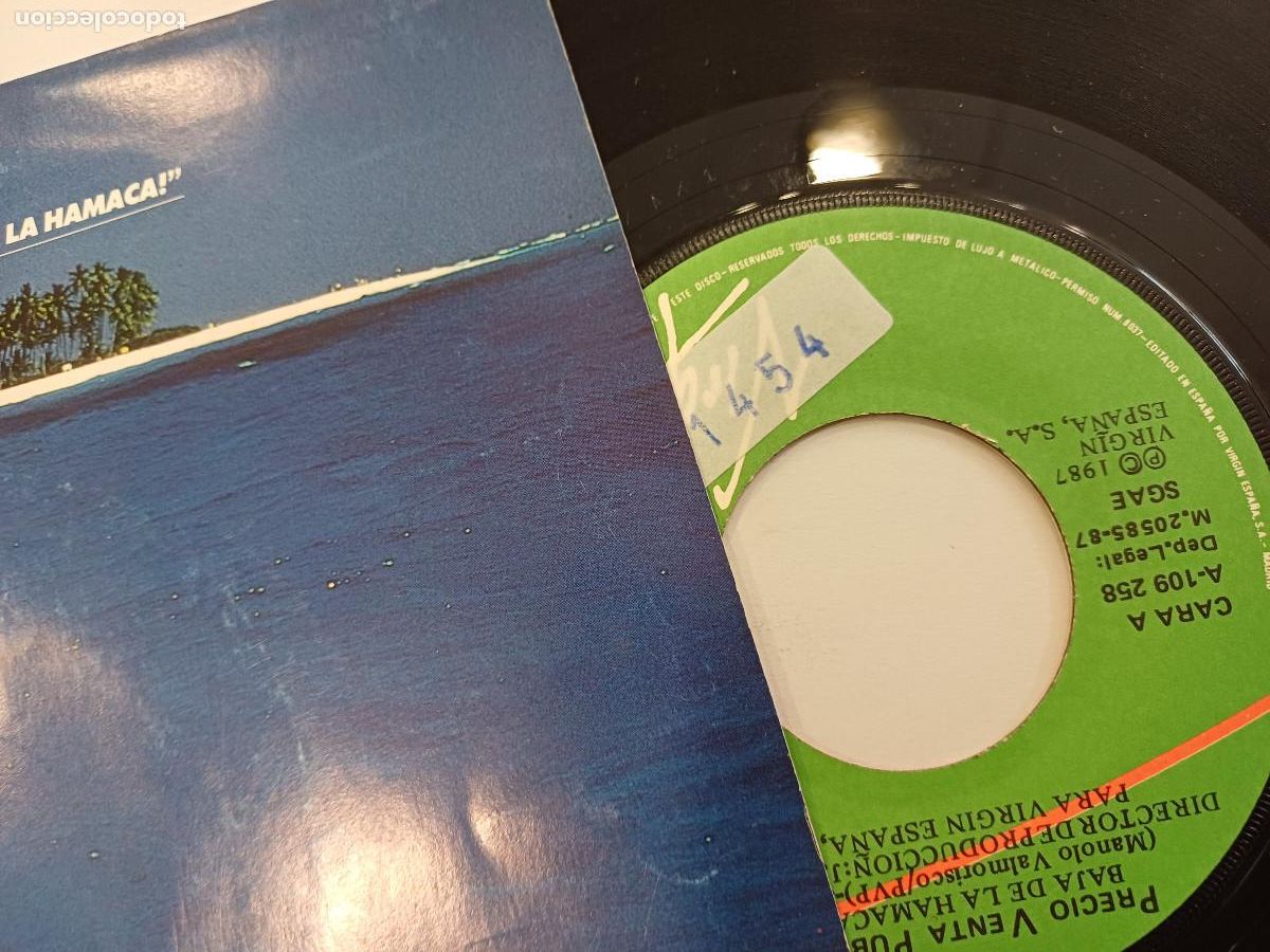 Discos de vinilo: PRECIO VENTA PUBLICO/BAJA DE LA HAMACA/SINGLE. - Foto 2