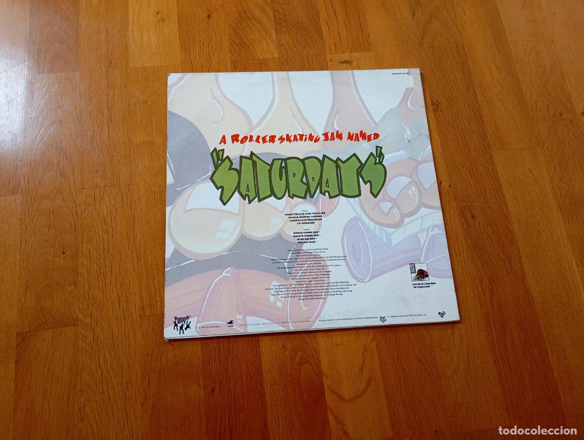 Discos de vinilo: De La Soul &ndash; A Roller Skating Jam Named &rdquo;Saturdays.maxi espa&ntilde;a - Foto 2
