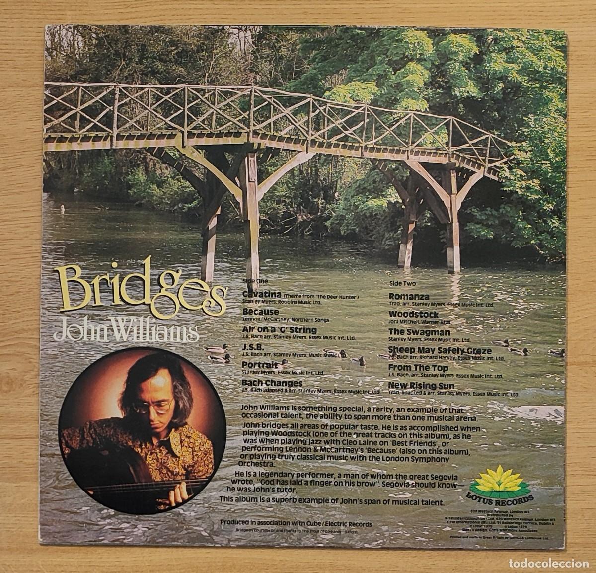 Discos de vinilo: JOHN WILLIAMS .- BRIDGES. - Foto 2