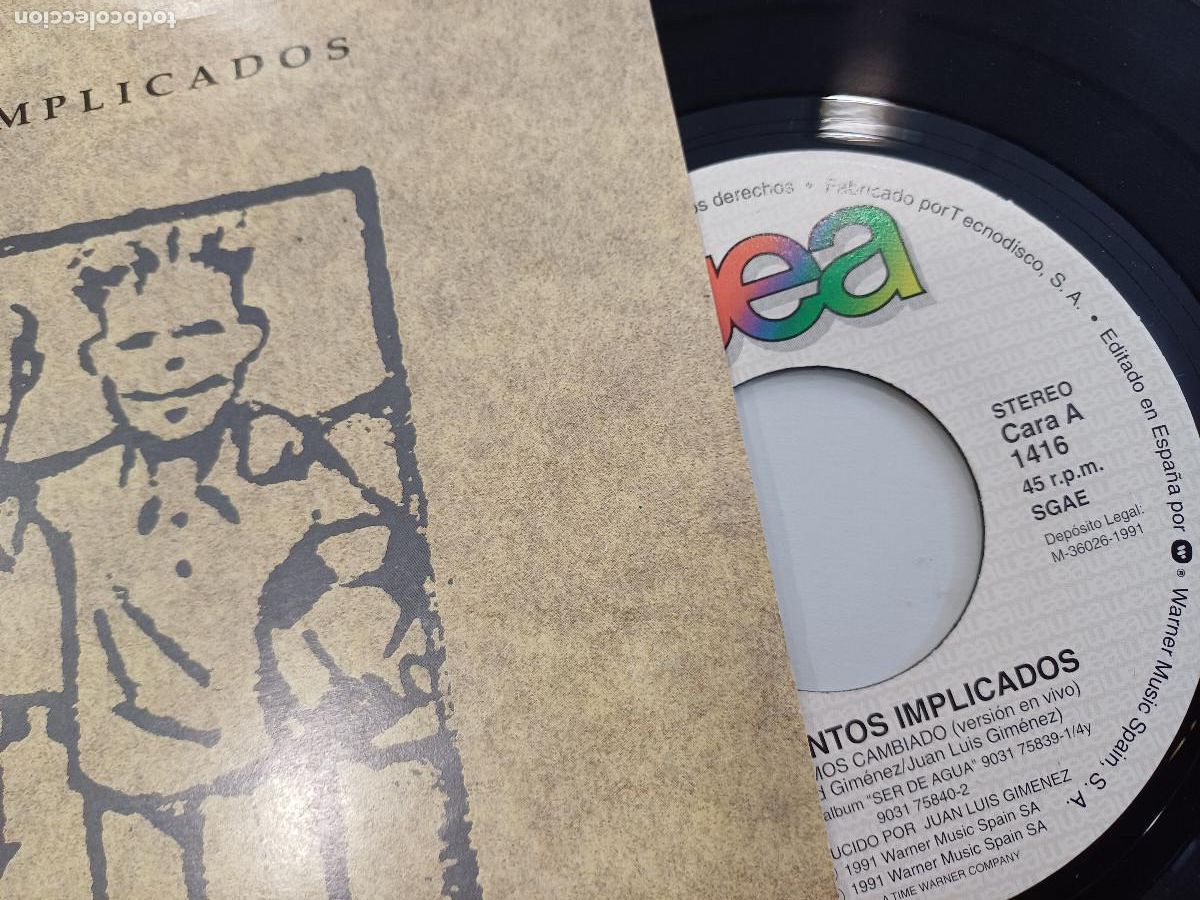 Discos de vinilo: PRESUNTOS IMPLICADOS/COMO HEMOS CAMBIADO/SINGLE. - Foto 2