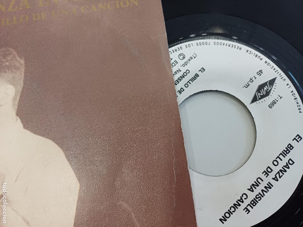 Discos de vinilo: DANZA INVISIBLE/EL BRILLO DE UNA CANCION/SINGLE. - Foto 2