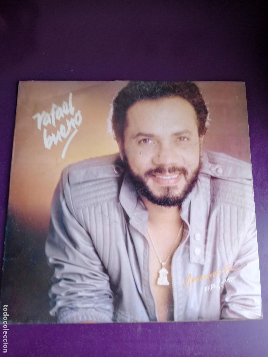 Disques de vinyle: RAFAEL BUENO - MERENROCK - LP BUENO 80'S - REPUBLICA DOMINICANA - MERENGUE Y ROCK