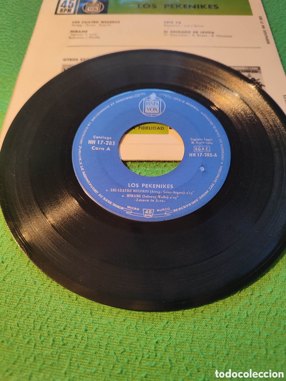 Discos de vinilo: Los Pekenikes - Los cuatro muleros + 3 - Foto 3