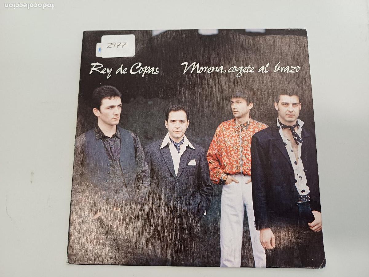 Discos de vinilo: REY DE COPAS/MORENA,COGETE AL BRAZO/SINGLE. - Foto 1