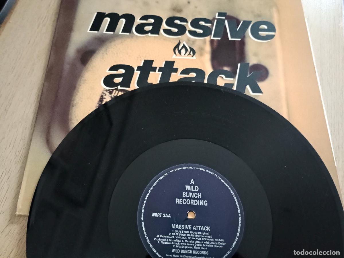 Discos de vinilo: Massive Attack Safe From Harm, uk 1991 Electronic Trip Hop - Foto 2