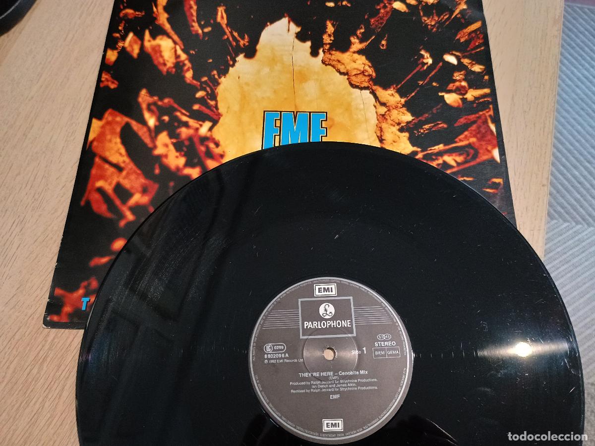 Discos de vinilo: EMF Theyre Here, uk 1992 Electronic, Rock Synth-pop - Foto 2