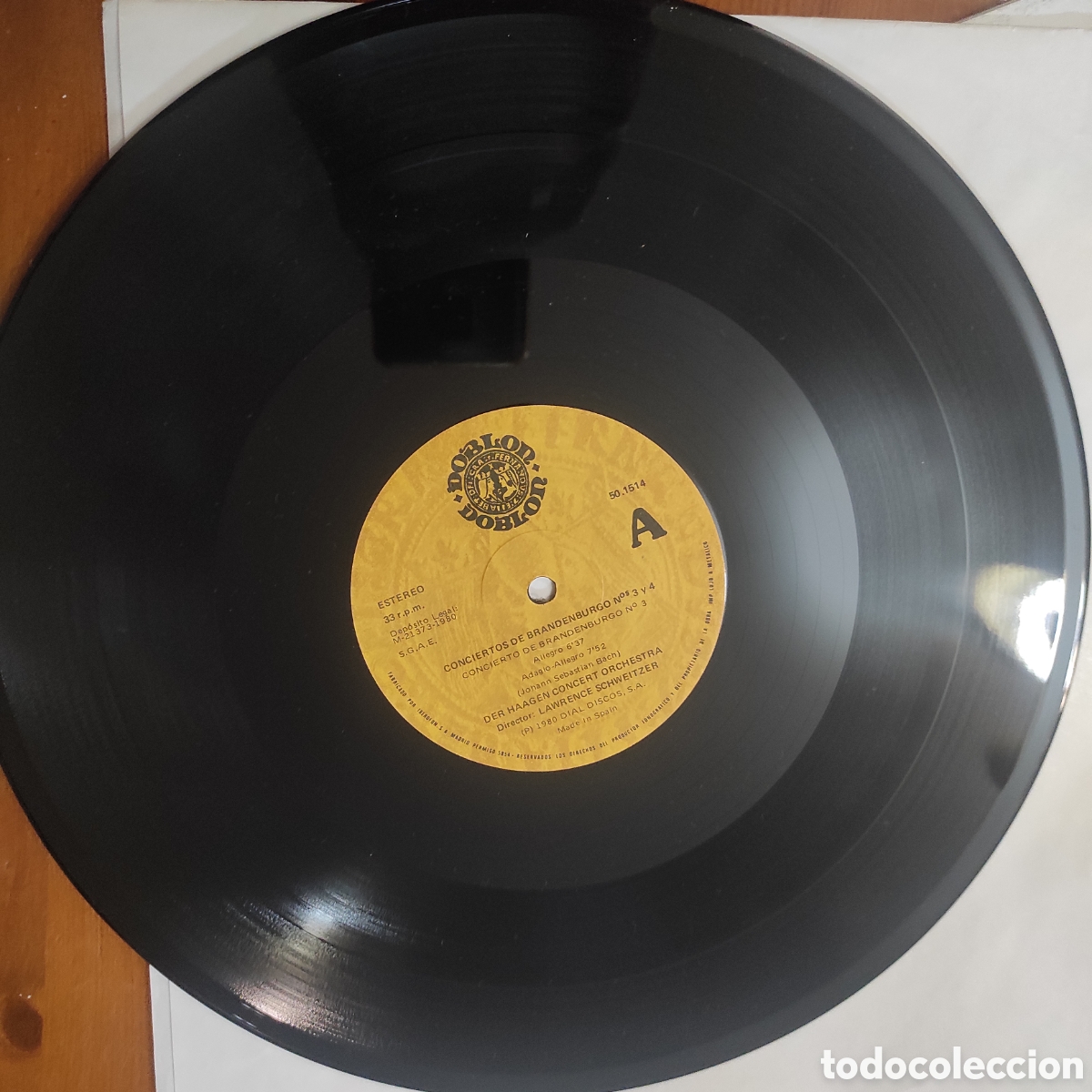Discos de vinilo: Conciertos de Brandenburgo 3 y 4 - Foto 7