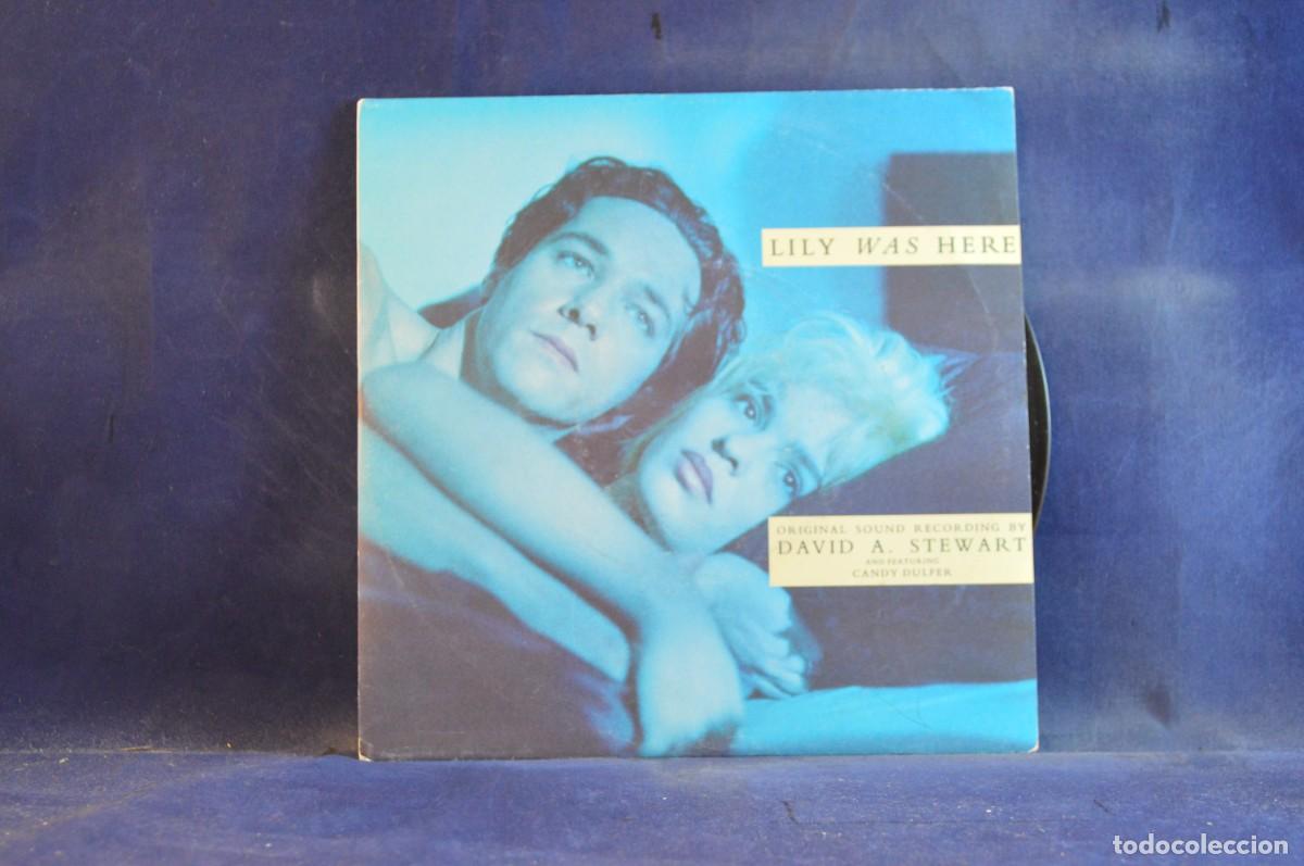 Discos de vinilo: DAVID A. STEWART FEATURING CANDY DULFER &ndash; LILY WAS HERE - SINGLE - Foto 1