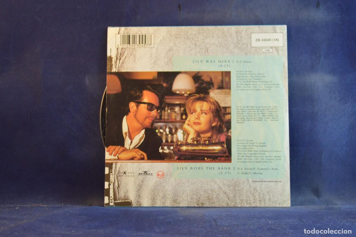 Discos de vinilo: DAVID A. STEWART FEATURING CANDY DULFER &ndash; LILY WAS HERE - SINGLE - Foto 2