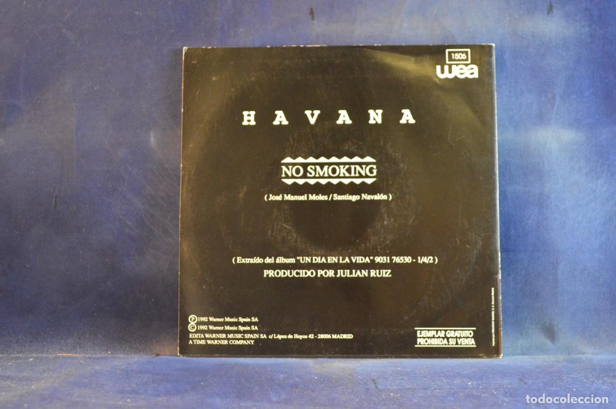 Discos de vinilo: HAVANA &ndash; NO SMOKING - SINGLE - Foto 2