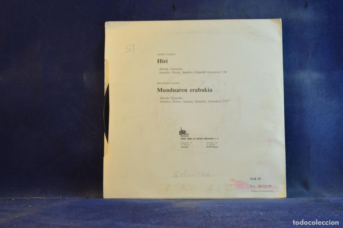 Discos de vinilo: TXANGOT &ndash; HIRI - SINGLE - Foto 2