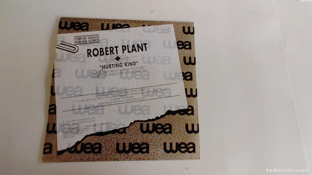 Discos de vinilo: ROBERT PLANT-SINGLE HURTING KIND - Foto 2