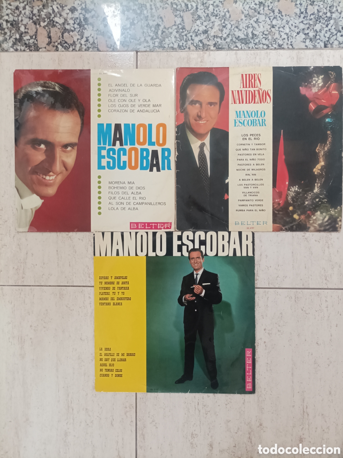 Discos de vinilo: MANOLO ESCOBAR LOTE BELTER - Foto 1