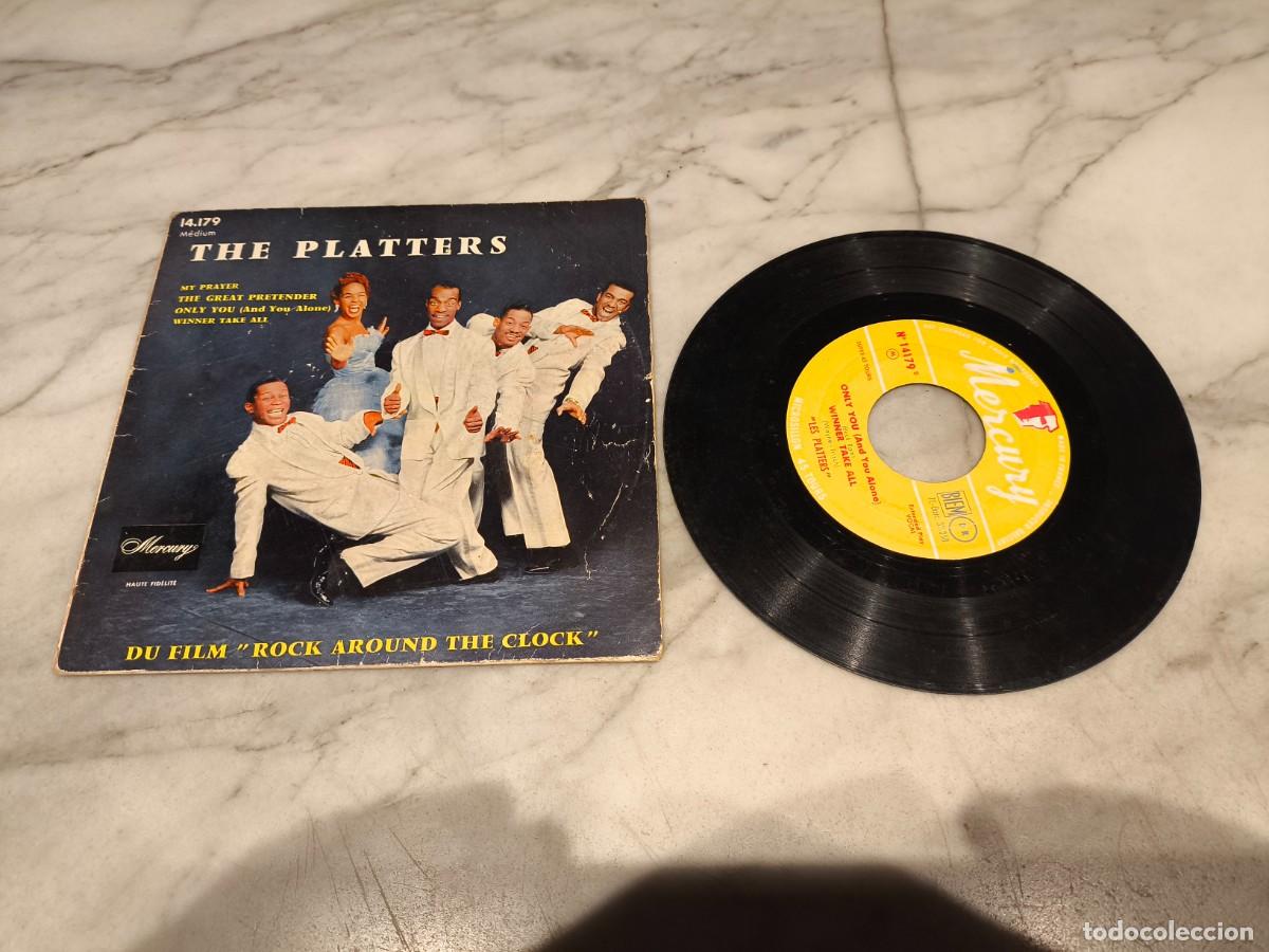 Discos de vinilo: Vinyle 45T The Platters : Rock around the clock - Foto 1
