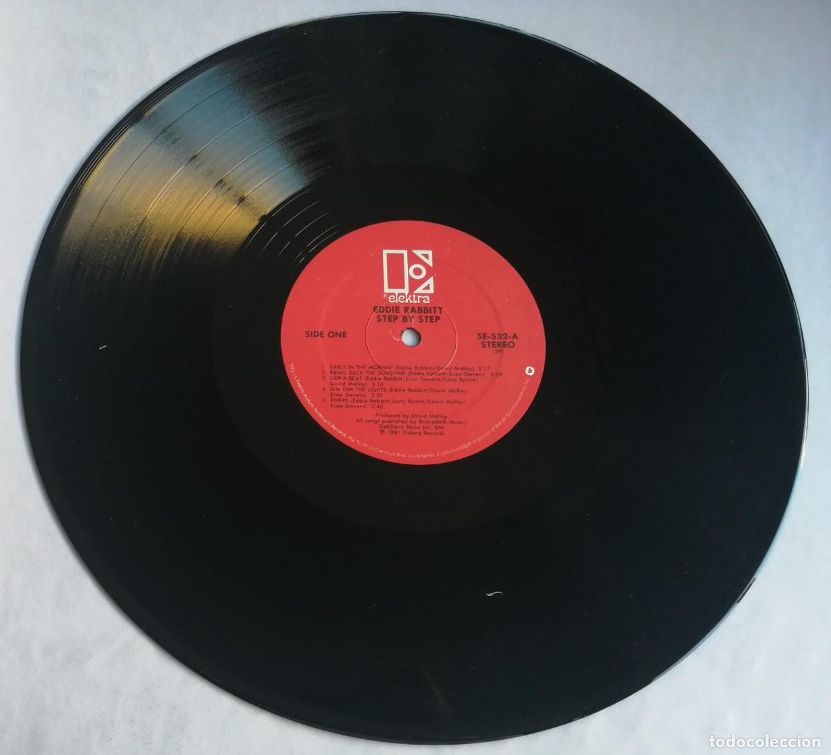Discos de vinilo: Eddie Rabbitt, Step By Step, Elektra &ndash; X5E-532, CANADA - Foto 4