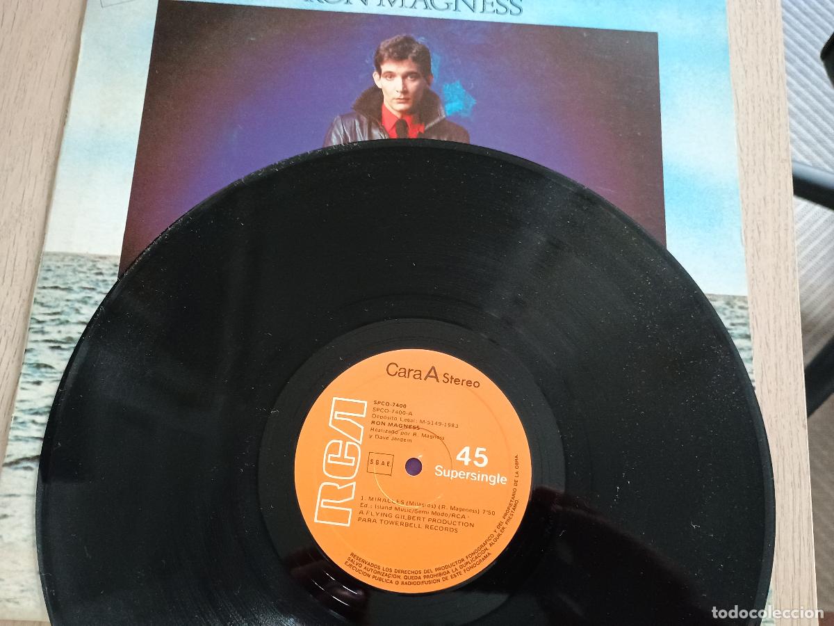 Discos de vinilo: Ron Magness Miracles, ed espa&ntilde;ola 1982 Electronic New Wave - Foto 4