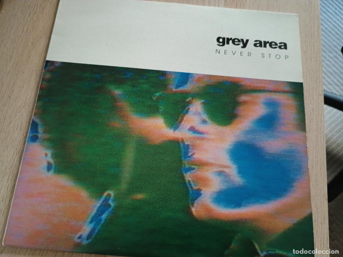 Discos de vinilo: Grey Area Never Stop, italy 1991 Electronic Techno - Foto 3