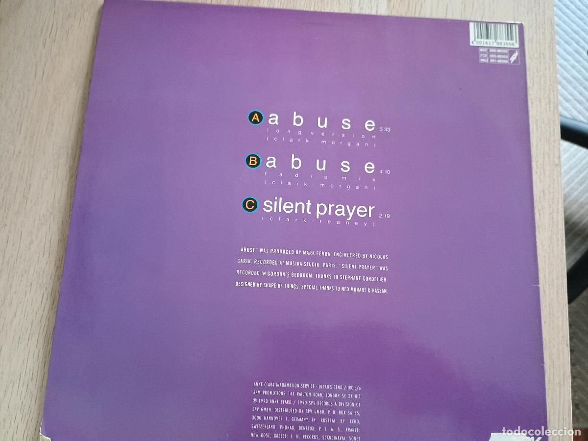 Discos de vinilo: Anne Clark Abuse, 1990 Electronic Synth-pop, Vocal - Foto 3