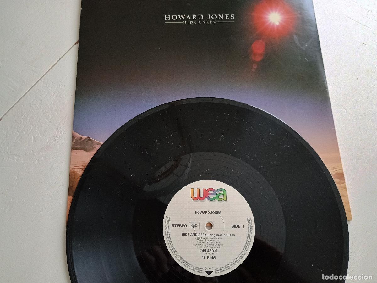 Discos de vinilo: Howard Jones Hide & Seek, Germany 1984 Electronic Synth-pop - Foto 3