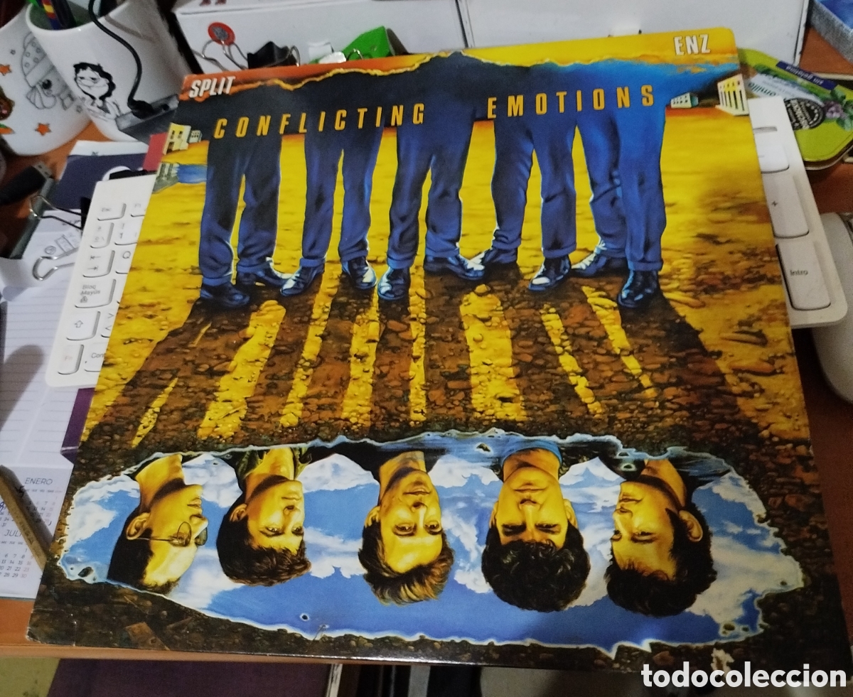 Discos de vinilo: Split enz - Conflicting Emotions - Foto 1