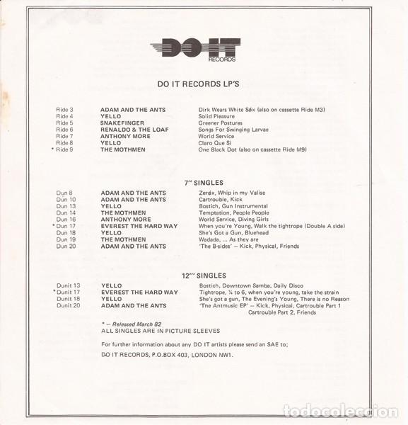 Discos de vinilo: Adam & The Ants &ndash; The B Sides - Foto 4