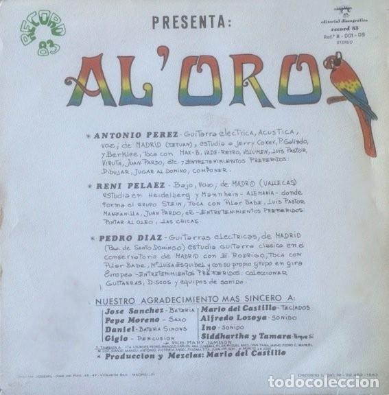 Discos de vinilo: Al  Oro &ndash; AlOro / Dime Que Sientes - Foto 2