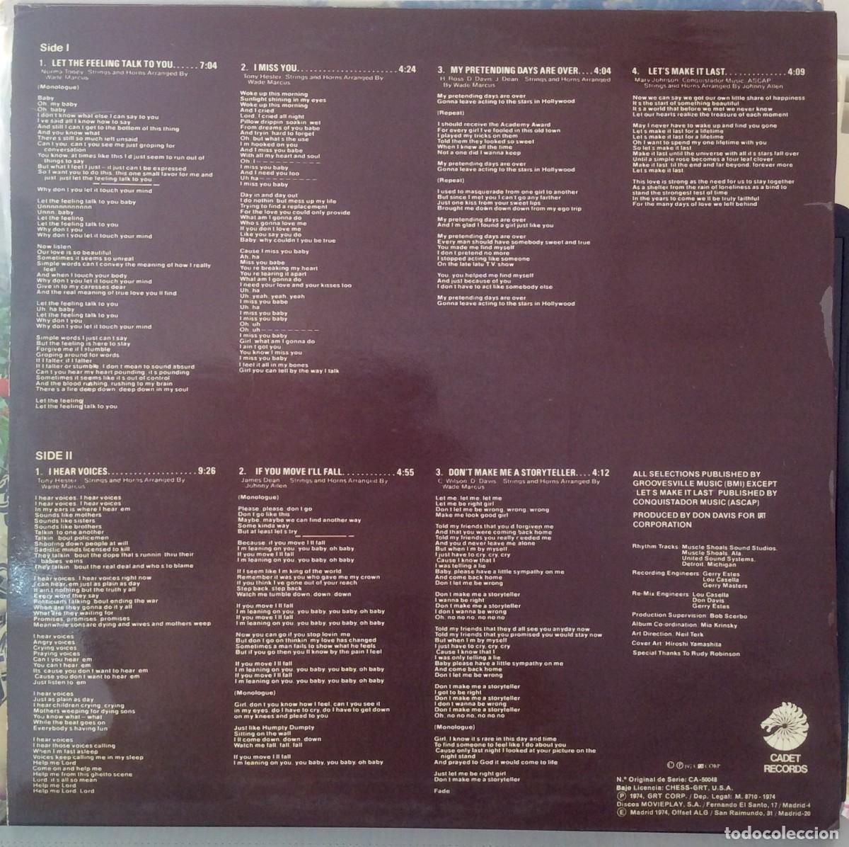 Discos de vinilo: THE DELLS // 1974 Espa&ntilde;a. Vg++/ex - Foto 3