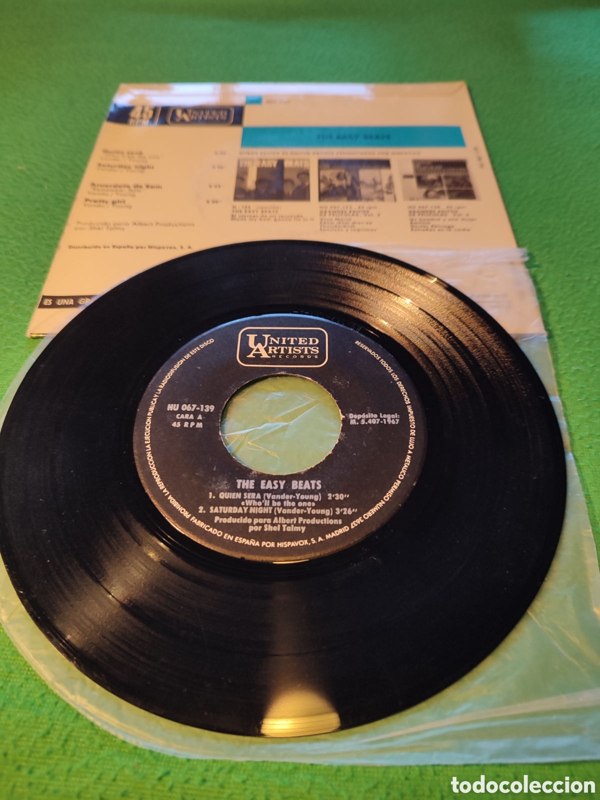 Discos de vinilo: The Easybeats - Qui&eacute;n ser&aacute; + 3 1967 - Foto 2