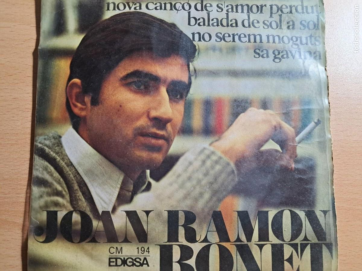 Discos de vinilo: Disc single. JOAN RAMON BONET 1967. Nova can&ccedil;&oacute; de samor perdut... - Foto 1