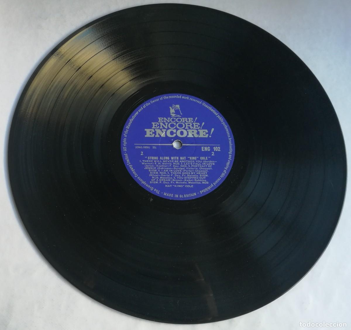 Discos de vinilo: Nat King Cole, String Along With, Encore! &ndash; ENC 102, UK - Foto 4