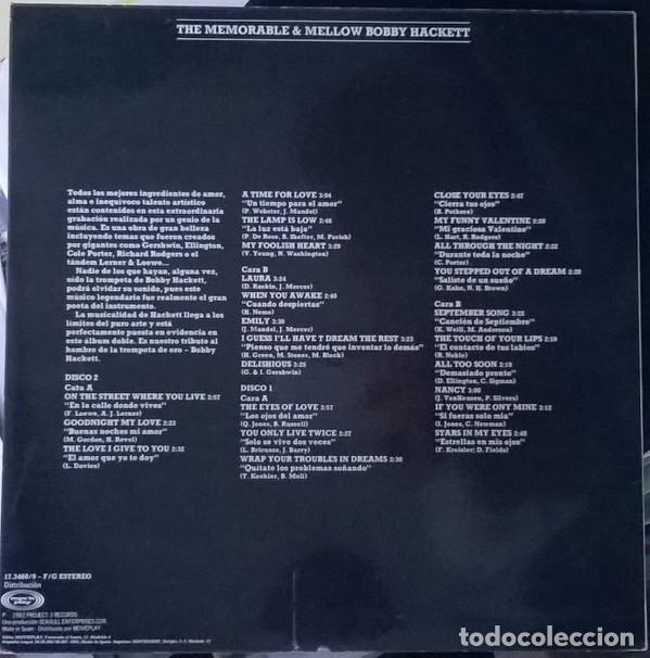 Discos de vinilo: Bobby Hackett - The Memorable & Mellow Bobby Hackett (2xLP, Comp) Label:Project 3 Records Cat#: 17.3 - Foto 2