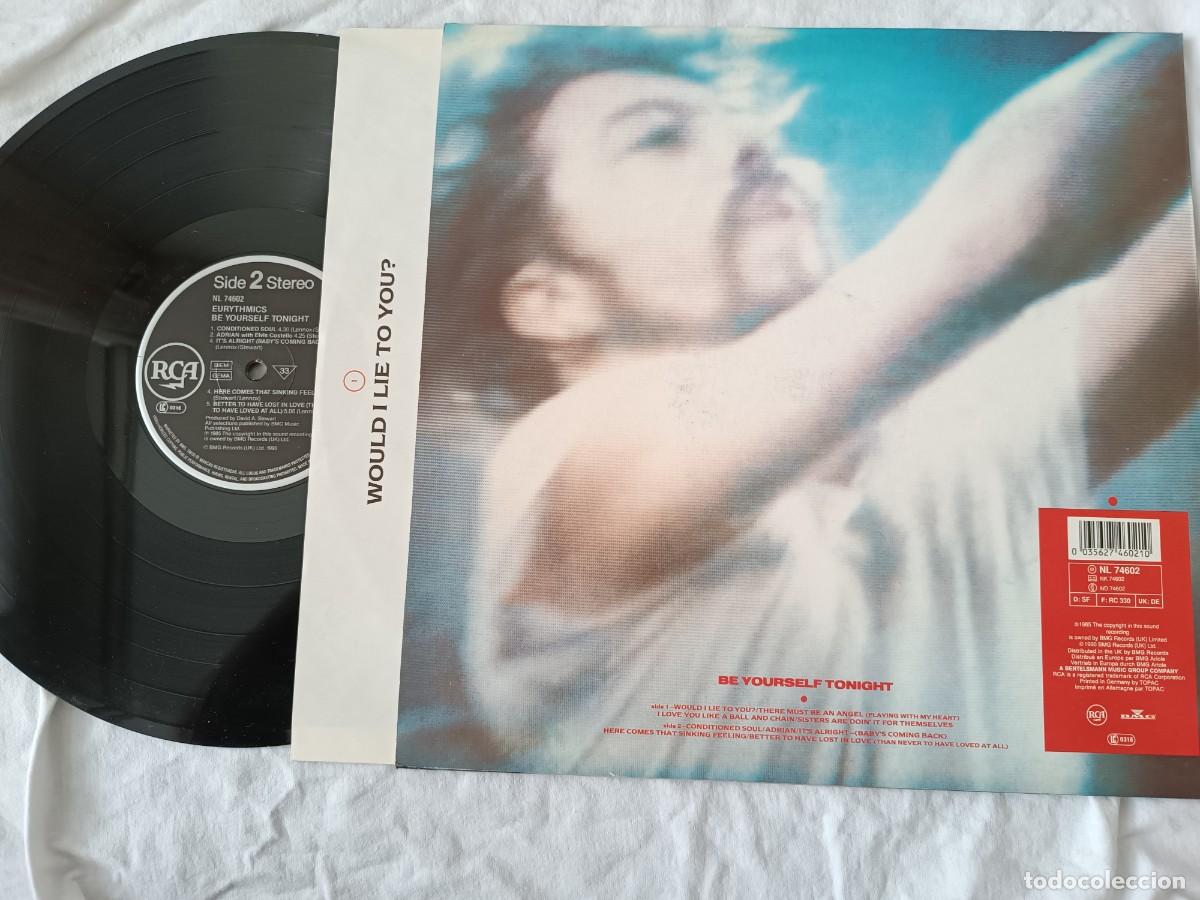 Discos de vinilo: Eurythmics &ndash; Be Yourself Tonight Vinilo, LP 1986 GERMANY - Foto 2