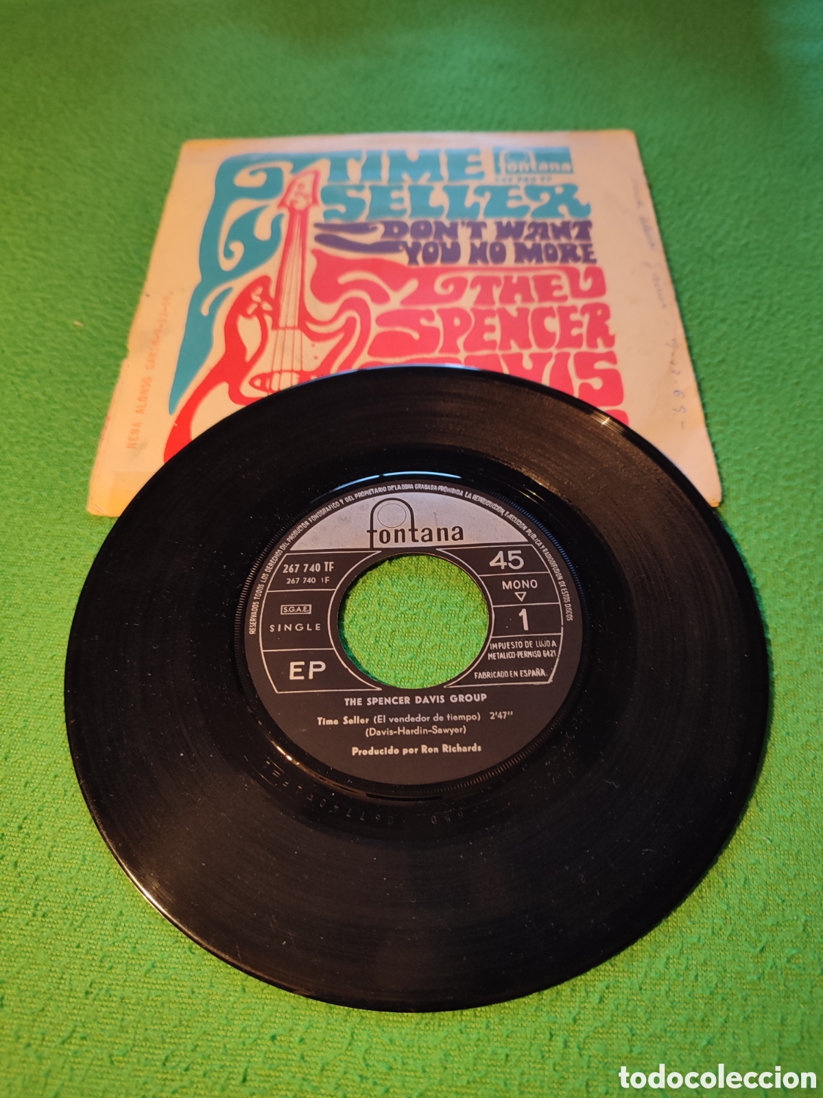 Discos de vinilo: The Spencer Davis Group - Time seller - Foto 2
