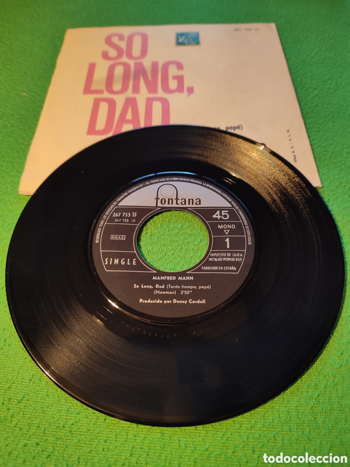 Discos de vinilo: Manfred Mann - So Long dad / Funniest gig - Foto 2