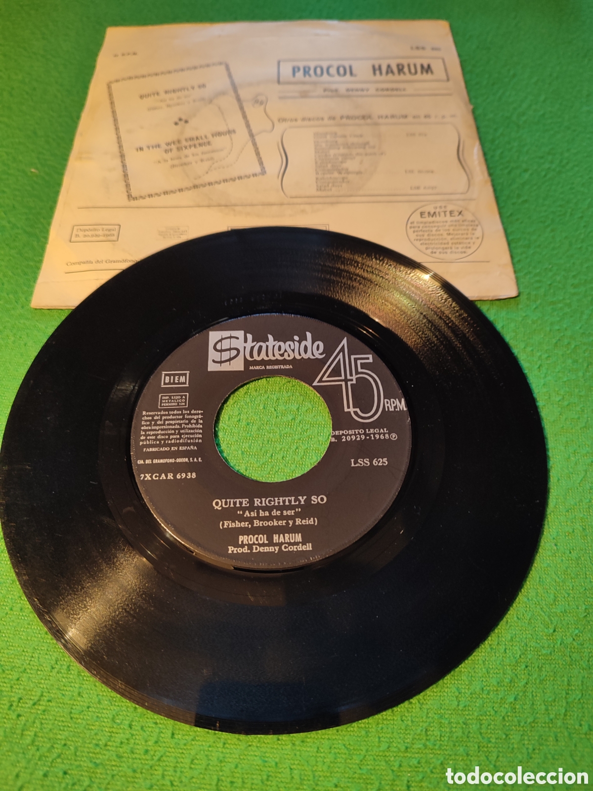 Discos de vinilo: Procol Harum - Quite rightly so - Foto 2