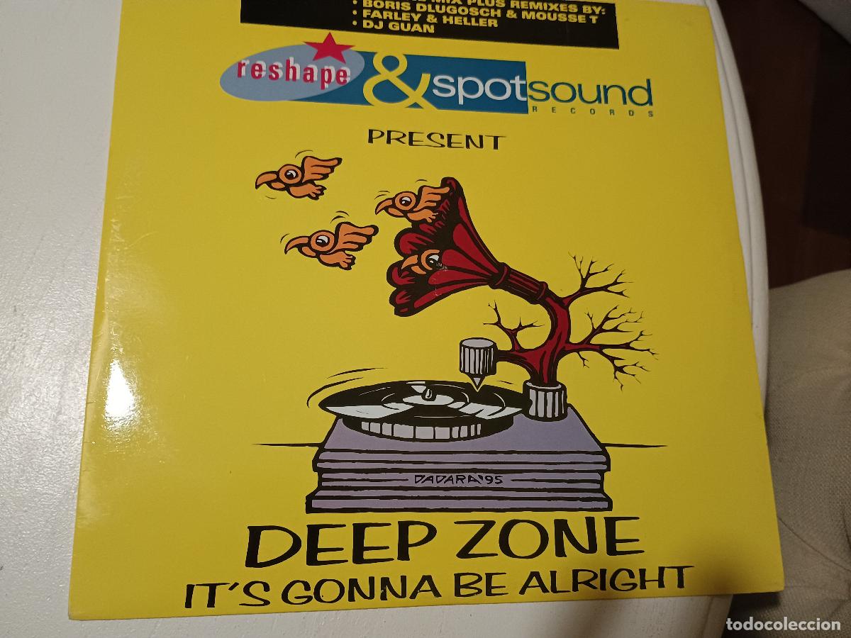 Discos de vinilo: Deep Zone Its Gonna Be Alright, 1996 Electronic House - Foto 1