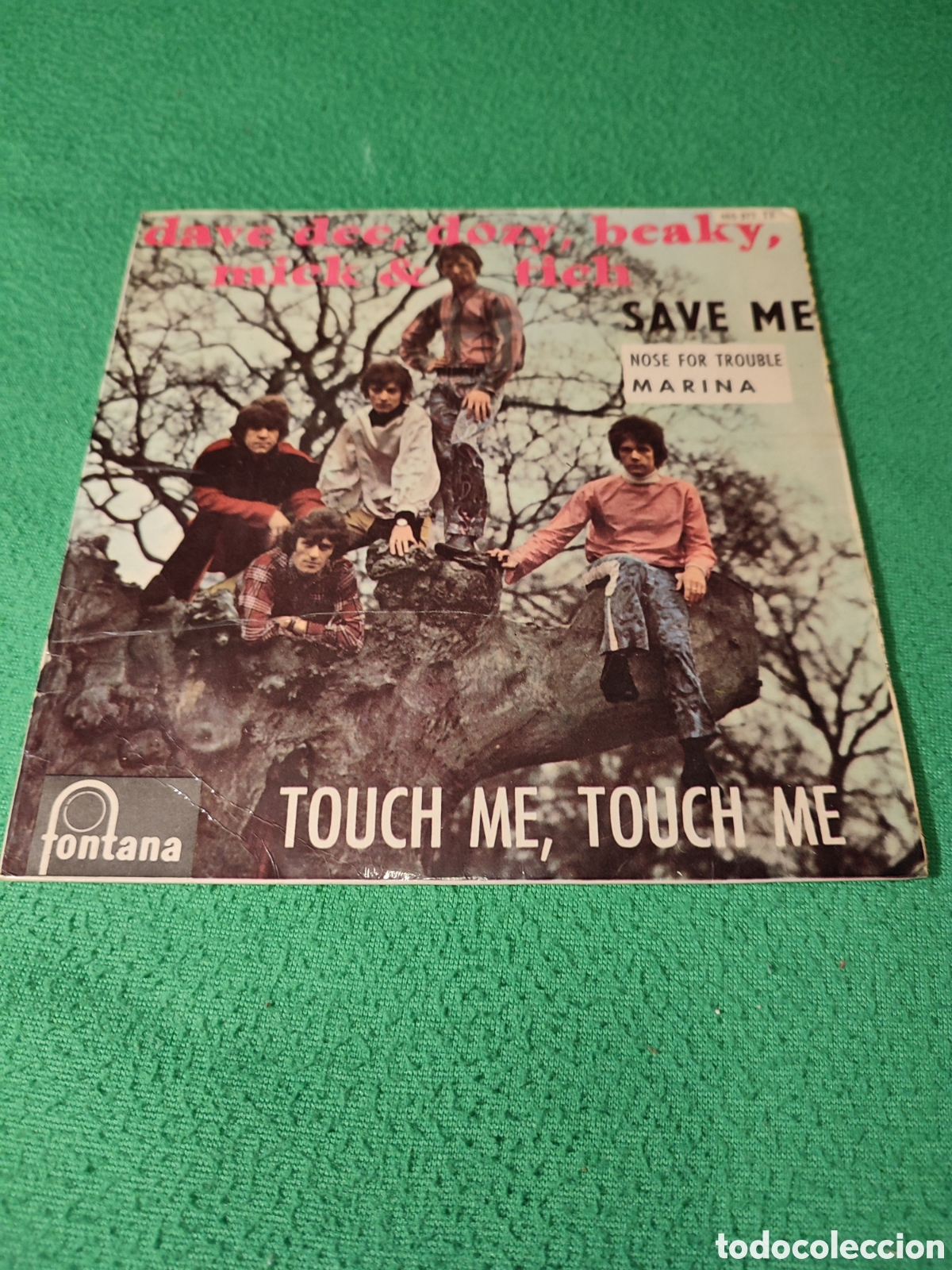 Discos de vinilo: Dave Dee, Dozy Beaky Mick Tich - Touch me + 3 - Foto 1