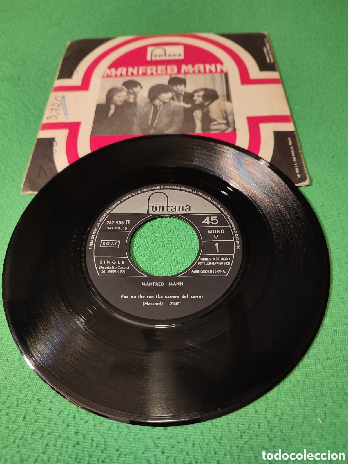 Discos de vinilo: Manfred Mann - Fox on the run - Foto 2