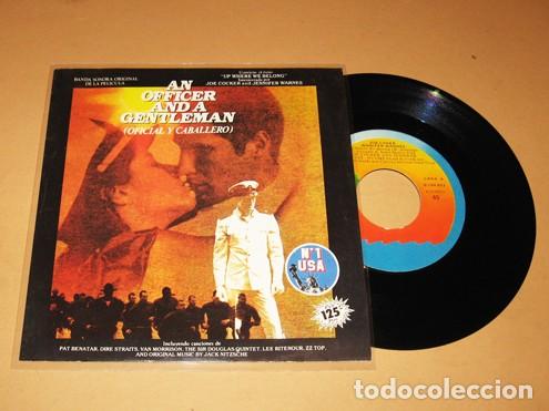 Discos de vinilo: JOE COCKER & JENNIFER WARNES - UP WHERE WE BELONG - SINGLE - 1982 (BSO OFICIAL Y CABALLERO)