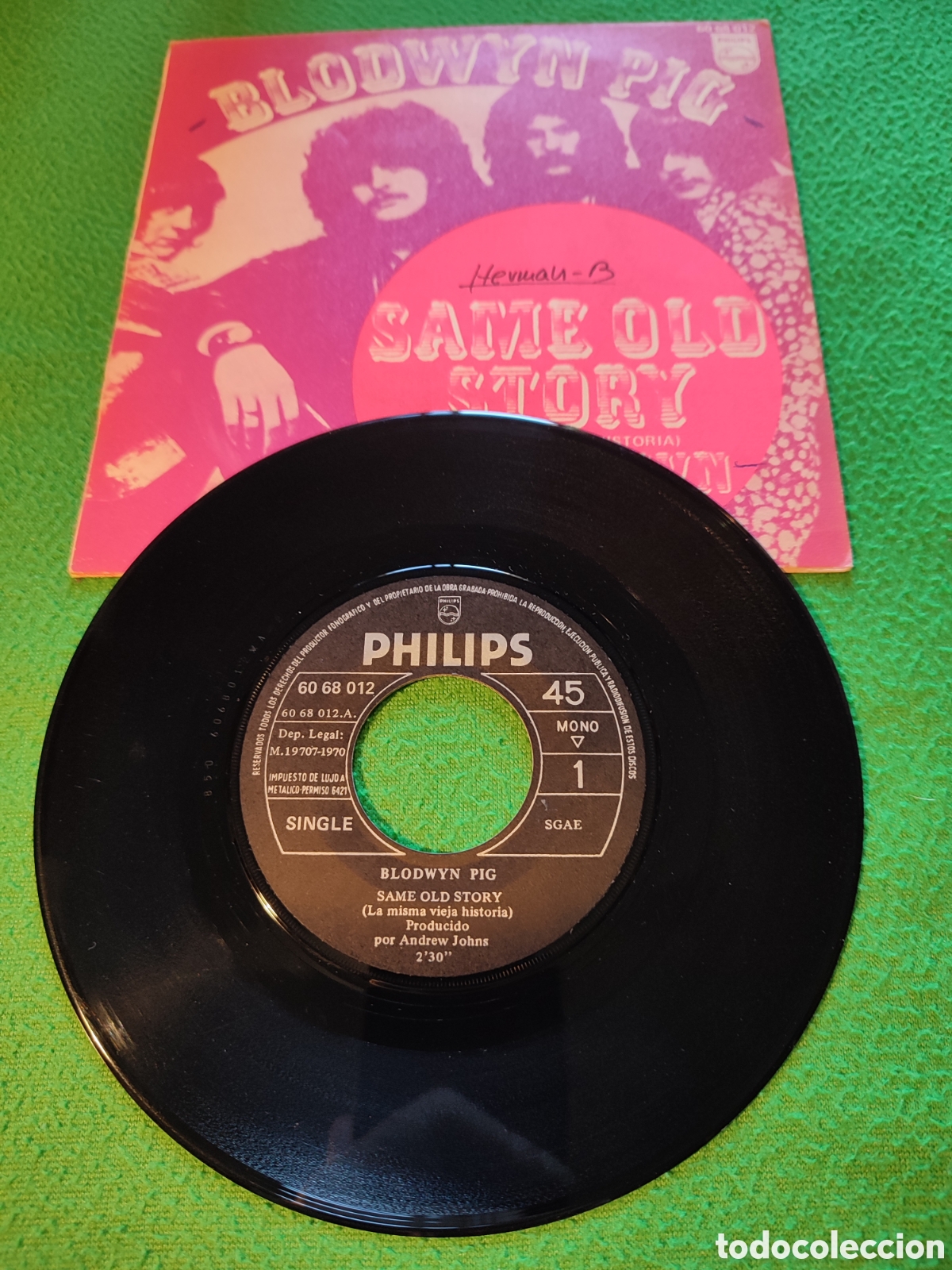 Discos de vinilo: Blodwyn Pig - Same old story - Foto 2
