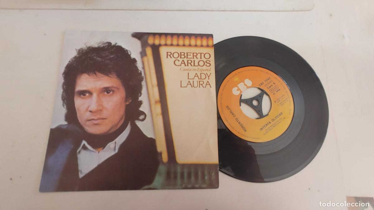 Discos de vinilo: ROBERTO CARLOS-SINGLE LADY LAURA EN ESPA&Ntilde;OL - Foto 1