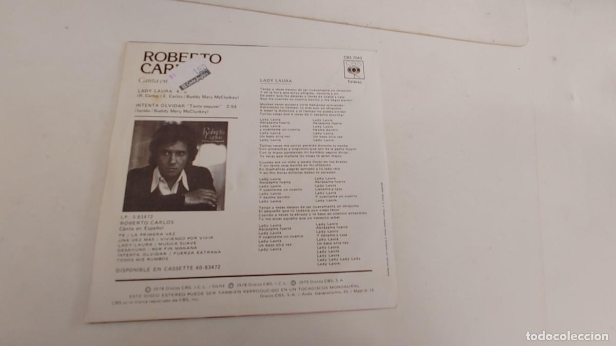 Discos de vinilo: ROBERTO CARLOS-SINGLE LADY LAURA EN ESPA&Ntilde;OL - Foto 2