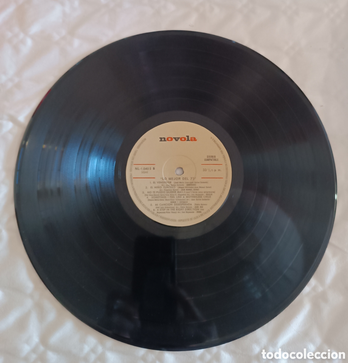 Discos de vinilo: LO MEJOR DEL 73, Novola LP. - Foto 4