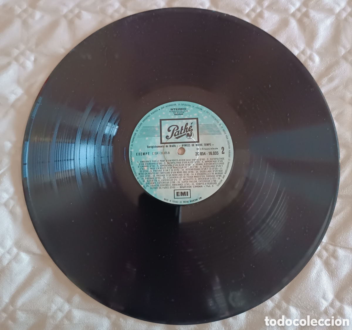 Discos de vinilo: BRUITAGE CINEMA, Armees de Notre Temps, vol. 5. - Foto 4