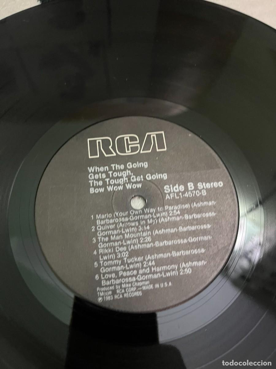 Discos de vinilo: Bow Wow Wow When The Going Gets Tough, The Tough Get Going - Foto 5